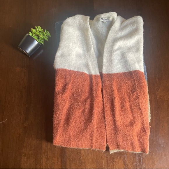 Madewell Kent Striped Cardigan Sweater Size Small - Picture 9 of 9